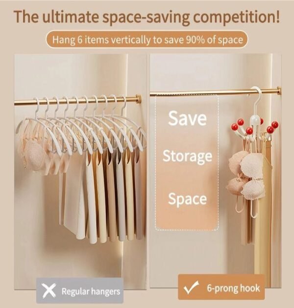 Anti-slip hook storage and drying multifunctional clothing hat underwear sling hook