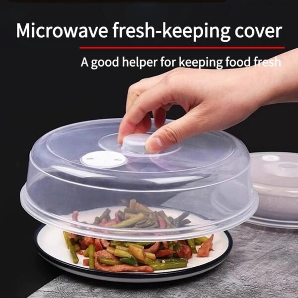 主图 Microwave heating cover anti-splash oil high temperature preservation cover transparent food grade special heating cover bowl cover plate cover
