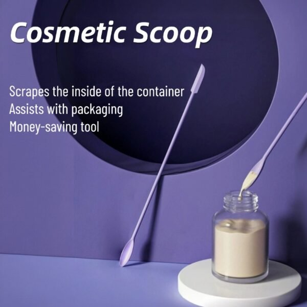 Cosmetic silicone scoop double-headed mini scraper lotion cream body lotion bottle small spoon