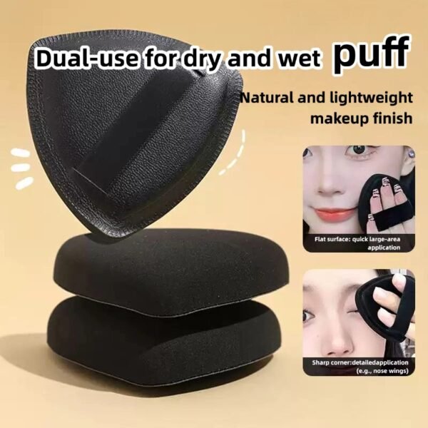Black pineapple powder puff air cushion super soft dry and wet dual use does not absorb liquid foundation special makeup powder