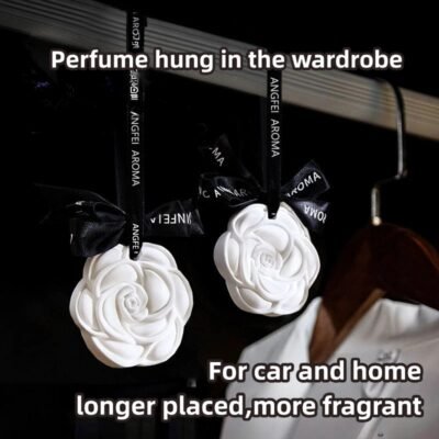 Camellia wardrobe pendant car diffuser aromatherapy home indoor long-lasting fragrance pendant