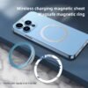 Wireless charging ferromagnetic sheet back sticker car phone holder ultra-thin ferromagnetic attraction ferromagnet ring accessories