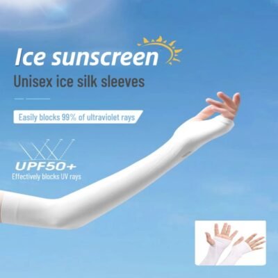 Ice Sleeve Ice Silk Sun Protection Sleeves for Men and Women: Summer Sun Protection for Cycling and Driving