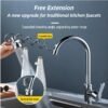 主图1 Three-speed faucet extender booster splash-proof shower kitchen universal upgrade universal shower nozzle