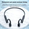 No-ear painless wireless universal Bluetooth headset head-mounted bone conduction binaural sports anti-drop