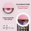 Live broadcast beauty selfie fill light portable rechargeable version mini mobile phone fill light clip round