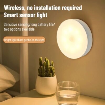 Human body intelligent induction charging induction night light bedside lamp wardrobe aisle induction light