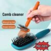 Air cushion comb cleaning brush comb cleaning claw tool to clean hair air bag comb cleaning artifact