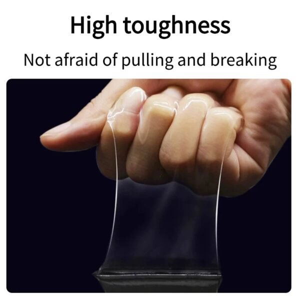 Transparent nano-traceless double-sided tape with super strong adhesion and easy to remove, a good helper for home and office pasting
