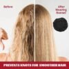 Black satin sleeping cap for hair care anti-frizz sleeping cap daily use and sleeping essential