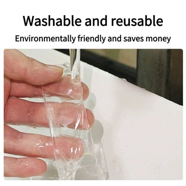 Transparent nano-traceless double-sided tape with super strong adhesion and easy to remove, a good helper for home and office pasting