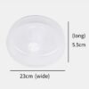 副图4 Microwave heating cover anti-splash oil high temperature preservation cover transparent food grade special heating cover bowl cover plate cover