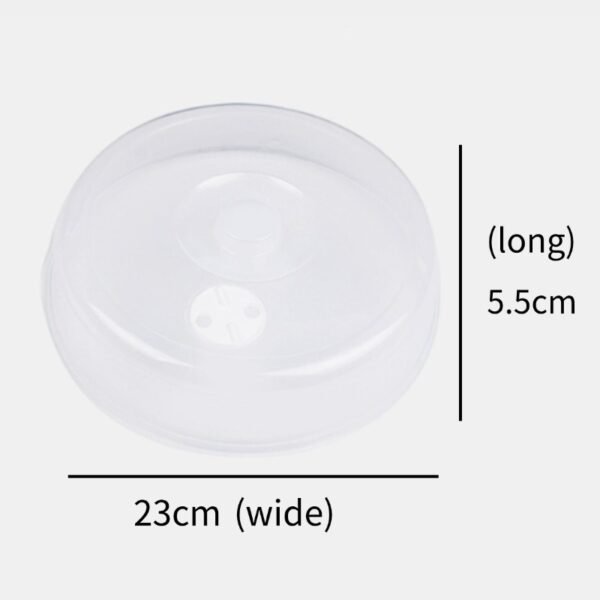 副图4 Microwave heating cover anti-splash oil high temperature preservation cover transparent food grade special heating cover bowl cover plate cover