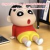 Crayon Shin-chan mobile phone holder lazy mobile phone holder hand-made movable model cute desktop ornaments doll gift