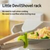 稿定设计-1 Multifunctional spatula rack cartoon little devil spatula rack home kitchen punch-free universal vegetable spatula rack