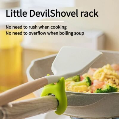 Multifunctional spatula rack cartoon little devil spatula rack home kitchen punch-free universal vegetable spatula rack