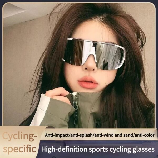 稿定设计-1 Large frame sports cycling windproof sunglasses mountaineering European and American high-end sunglasses