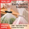 Food sealing clips for home kitchen fresh-keeping and moisture-proofing of grains