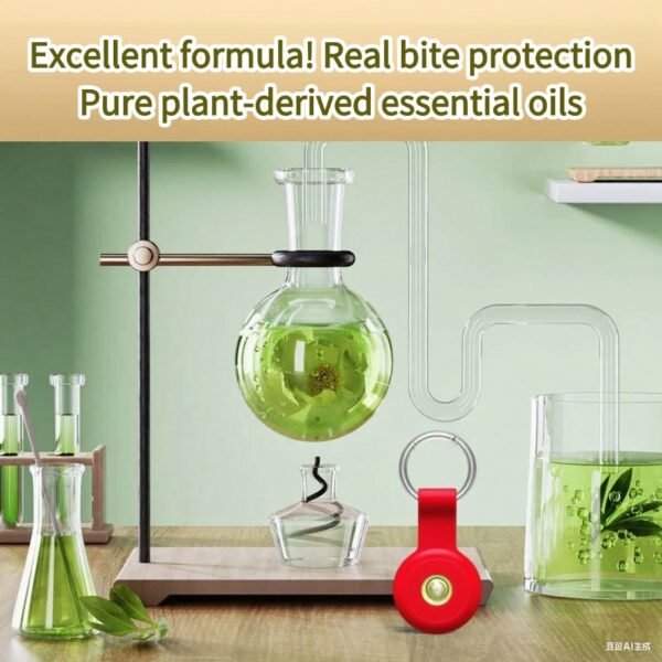 Plant essential oil mosquito repellent pendant for outdoor and home use