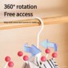 Anti-slip hook storage and drying multifunctional clothing hat underwear sling hook