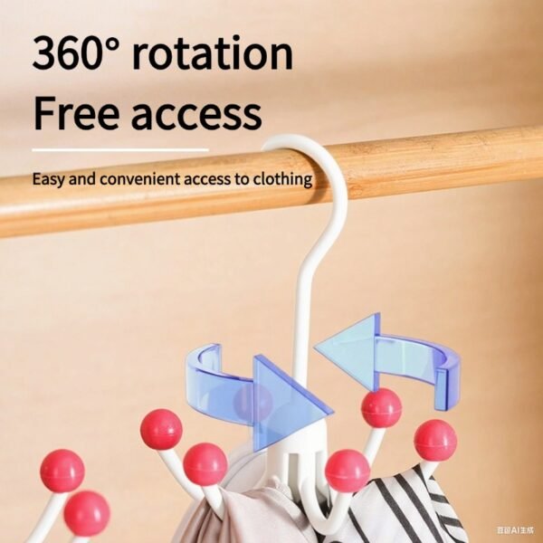 Anti-slip hook storage and drying multifunctional clothing hat underwear sling hook