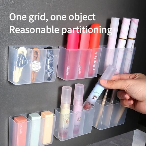 frosted punch-free wall-mounted storage box