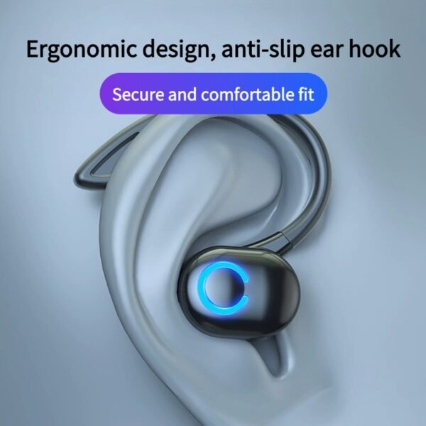 S10 Mini Bluetooth Earphone with Ear Hook Design – Lightweight, Stylish, and Long Battery Life