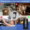 Gas stove children's silicone lock buckle gas stove child safety gas stove rotary knob cover