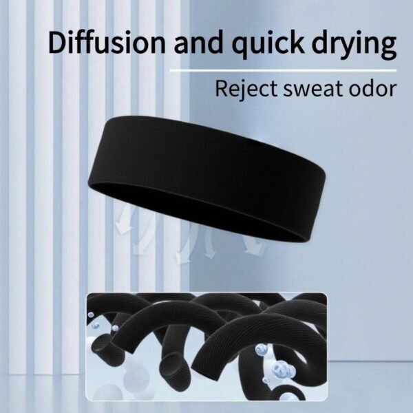 Solid color yoga headband sports headband elastic sweat-absorbent fitness antiperspirant headscarf hair accessories