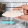 Double-sided bamboo fiber dishwashing sponge for cleaning dishes and pots
