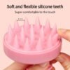 稿定设计-3 Professional shampooing artifact! Silicone shampooing brush, shampooing comb, massage brush, hair scalp cleaning head massager