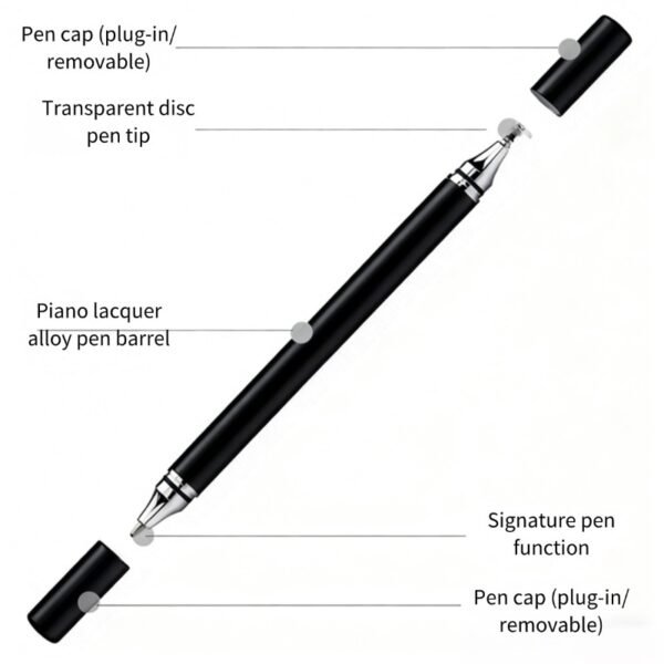 Two-in-one stylus pen suitable for Apple IPAD Huawei pencil handwriting capacitive pen