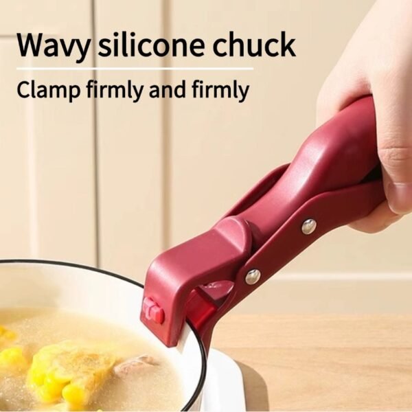 Anti-scalding clips for kitchen, anti-scalding pot, bowl and plate, microwave oven, silicone vegetable clips, steaming pot artifact