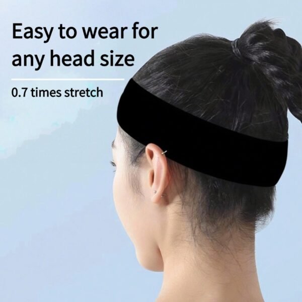 Solid color yoga headband sports headband elastic sweat-absorbent fitness antiperspirant headscarf hair accessories