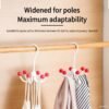Anti-slip hook storage and drying multifunctional clothing hat underwear sling hook