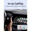 65w 4-in-1 telescopic spring car super fast charging cable