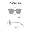 Women's high-end sunglasses with small face and large frame to prevent glare