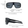 稿定设计-4 Large frame sports cycling windproof sunglasses mountaineering European and American high-end sunglasses