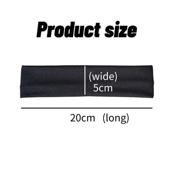 Solid color yoga headband sports headband elastic sweat-absorbent fitness antiperspirant headscarf hair accessories