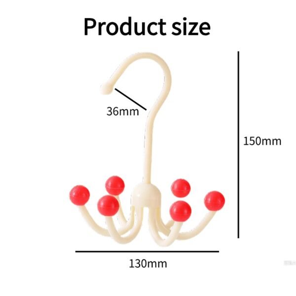 Anti-slip hook storage and drying multifunctional clothing hat underwear sling hook