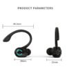S10 Mini Bluetooth Earphone with Ear Hook Design – Lightweight, Stylish, and Long Battery Life