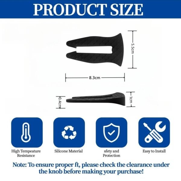 Gas stove children's silicone lock buckle gas stove child safety gas stove rotary knob cover