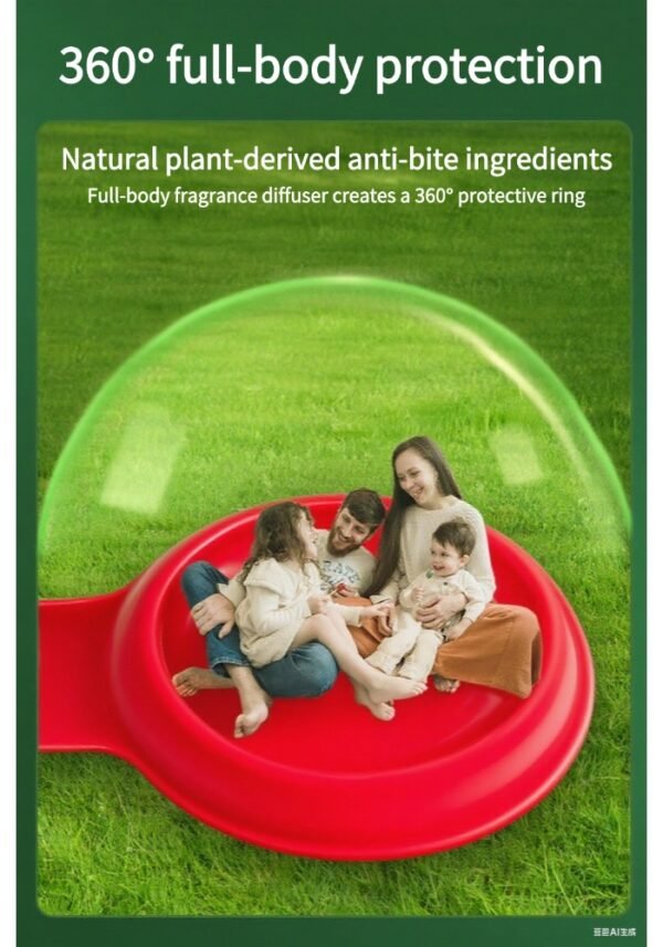 Plant essential oil mosquito repellent pendant for outdoor and home use