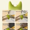稿定设计-6 Multifunctional spatula rack cartoon little devil spatula rack home kitchen punch-free universal vegetable spatula rack