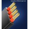 100w retractable one-to-three fast charging data cable