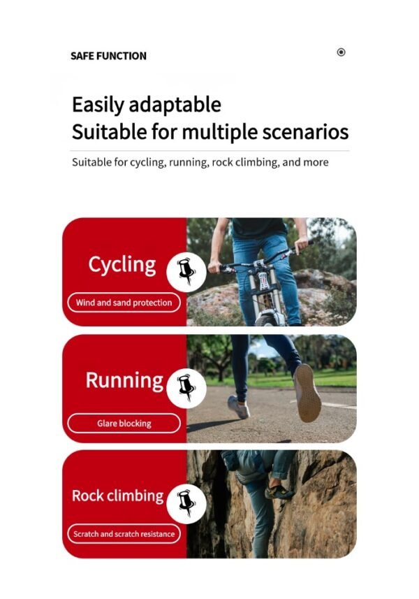 稿定设计-6 Large frame sports cycling windproof sunglasses mountaineering European and American high-end sunglasses