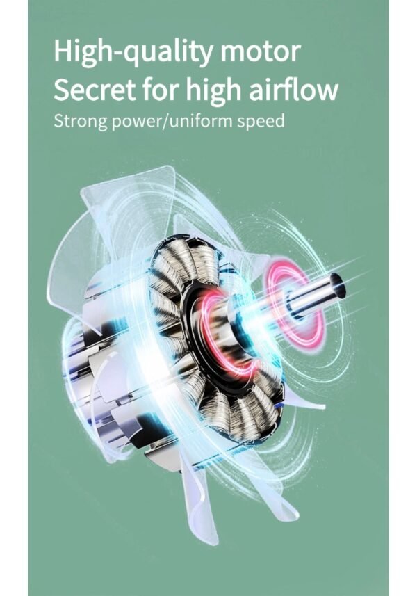 Mini handheld fan, USB rechargeable, portable desktop fan for dorm rooms