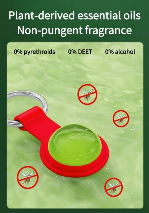 Plant essential oil mosquito repellent pendant for outdoor and home use