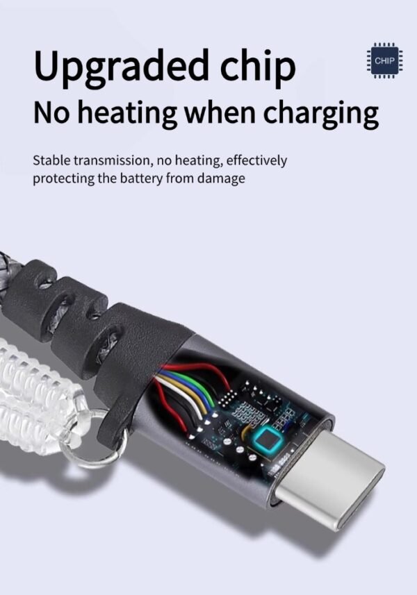 Apple Type-c Android 2-to-3 60W mobile phone fast charging data cable suitable for 3A braided charging cable