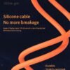120W three-in-one data cable for super fast charging, suitable for Apple and Android Type-c one-to-three chargers